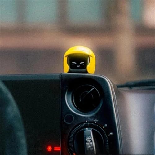 NPXUAMTJ Élégant robot automobile ornement moderne décoration de tableau de bord avec jouet amusant, accessoire de voiture robot pour intérieur de voiture, sculpture de robot contemporain - Nail Gallerys