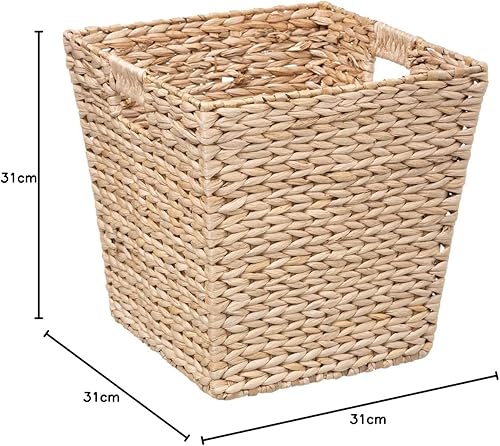 Five - Boîte de Rangement en Osier Naturel 31 x 31 cm - Nail Gallerys