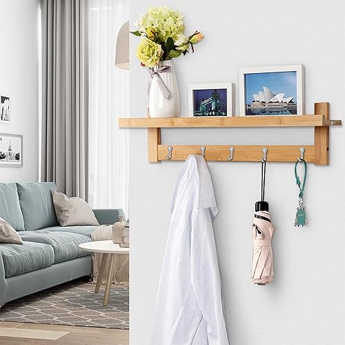 Crochet de Manteau en Métal, 24 Pièces Crochets Muraux Patère, Crochets Simples Rétro Porte Manteau Mural avec vis, anti-rouille pour Cuisine, Salle de Bains, Bureau, Placard, Serviette (Argent) - Nail Gallerys