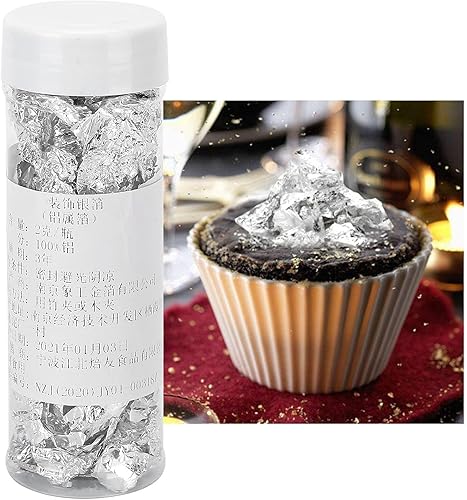 Feuille Argent, Feuilles Argent Décoratifs Feuilles Métalliques Feuille D'imitation D'argent Pour Dorure, Peinture, Résine, Travaux Manuel, Ongles Et Décoration De La Maison - Nail Gallerys