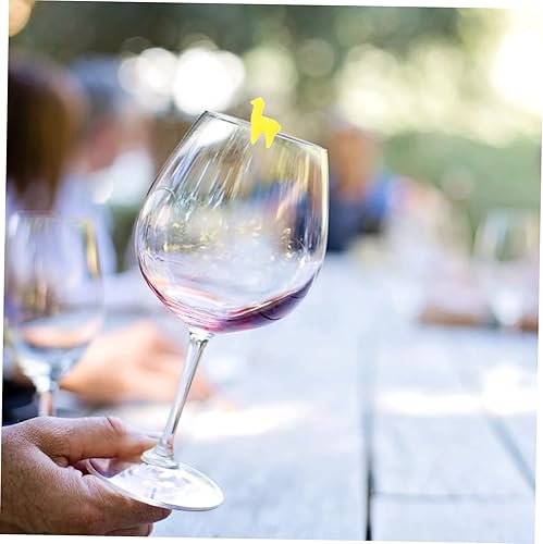 Ciieeo 6 Pièces marque de verre à vin animaux en silicone étiquettes d'identification de verre à vin boissons étiquettes de noël marqueur de boisson ornement de verre à vin créatif océan - Nail Gallerys