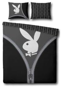 Linge de lit playboy bunny ZIPPER 135 x 200 cm 80 x 80 cm NEUF WOW - all-in-one-outlet-24 - Nail Gallerys