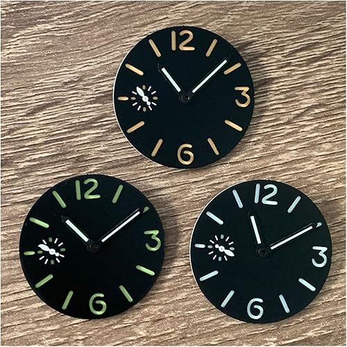 LPMPCZKZGF Accessoires de montre Cadran 36mm vert lumineux adapté à 6497, 6498, 3600 Mouvement 0.8 Assemblage d'épaisseur 45mm cadran - Nail Gallerys