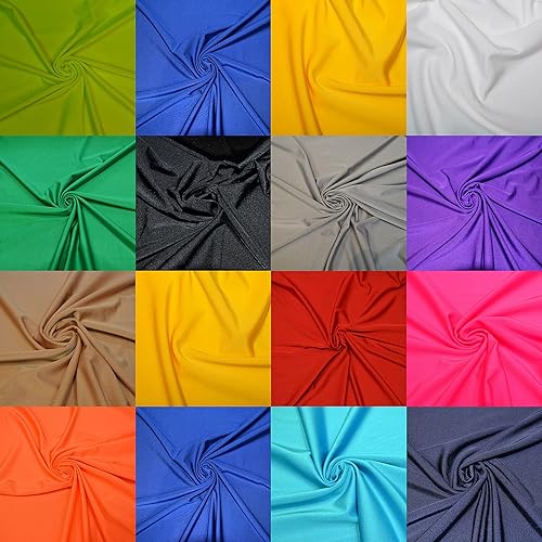 Dancewear Tissu Lycra extensible 4 directions 14 couleurs (Rouge) - Nail Gallerys