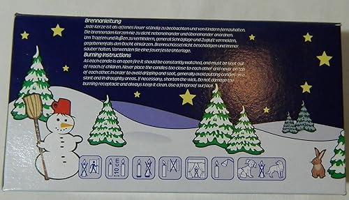 Ebersbacher Lot de 3 paquets de 50 bougies pyramidales Rouge 14 x 74 mm - Nail Gallerys