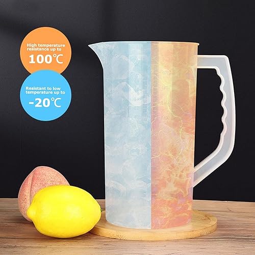 Pichet Mélangeur À Jus – Pichet Mélangeur Anti-fuite, Pichet À Boissons | Pichet À Jus Avec Buse Large, Carafe À Eau Et À Jus, Pichet De Réfrigérateur Pour Boissons, Jus De Limonade, Thé Glacé - Nail Gallerys