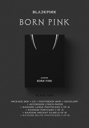 BLACK PINK - 2ND ALBUM BORN PINK, [BOX SET - BLACK VERSION] - Nail Gallerys
