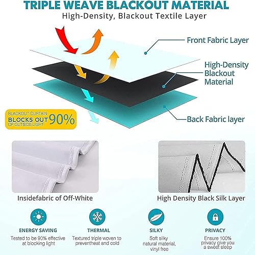 Aozhiswe Lot de 2 Rideau Hockey sur Glace Rideaux Occultants 117x230 cm Palet Imprimé 3D Draperies Ntérieurs Isolant Thermique Fenetre Décoration pour Chambre Salon a.7547 - Nail Gallerys