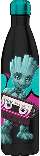 HÔMADICT - Bouteille Isotherme Marvel - Gourde INOX Reutilisable Groot - Maintien Chaud et Froid 12h - pour Sport, Voyage, Quotidien, 500ml - BPA Free - Licence Officielle - Nail Gallerys