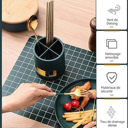 Générique Porte-Brosse à Dents avec 4 Compartiments,Pot Brosse a dent,Rangement Brosse a dent,Support Brosse a dent,Porte Brosse a dent,Pot Brosse à dent Salle de Bain,Pot a Brosse a dent 2pcs - Nail Gallerys