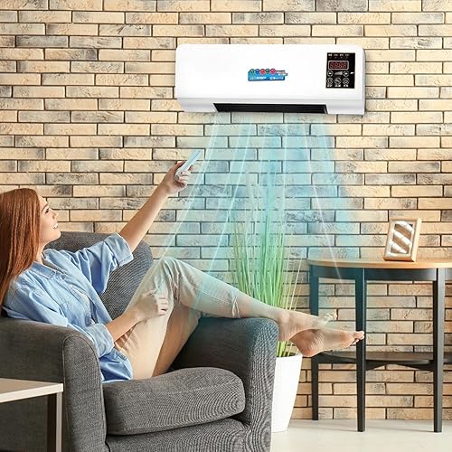 Climatiseur Murale pour Chambre,Radiateur Murale Multifonction Sans Conduit | Appareil Économiseur D'Espace, Chauffage Électrique Faible Bruit, Électroménager Pour Salon Chambre Studio Maison - Nail Gallerys
