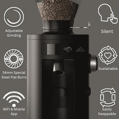 Mahlkönig X54 Matte Black Coffee grinder - Mat zwart koffiemolen (X54) - Nail Gallerys