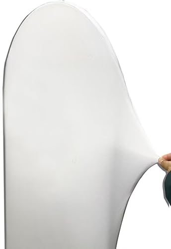 FiVan Arrière-plan rond en élasthanne double face pour anniversaire, mariage, enterrement de vie de jeune fille, décoration de fête, élastique, lavable, arc métallique, lettres, blanc - Nail Gallerys