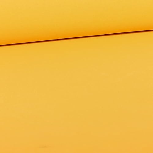Tissu Coton uni Jaune Curcuma - par 50 cm - Nail Gallerys