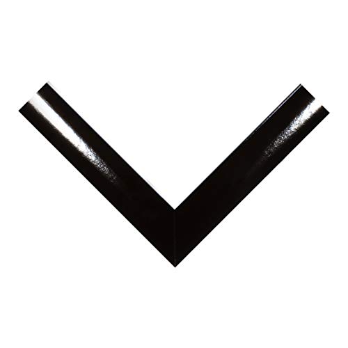 FRAMO Cadre photo en bois 11 x 19 cm sur mesure - Noir mat | Couleur/Taille sélectionnable | verre acrylique antireflet | Cadre pour Puzzle | Photos | affiche - Nail Gallerys