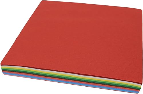 Bright Ideas Lot de 480 carrés de papier de soie pour travaux manuels, idéal pour tous les projets d'art et d'artisanat, idéal pour le travail en classe - Nail Gallerys