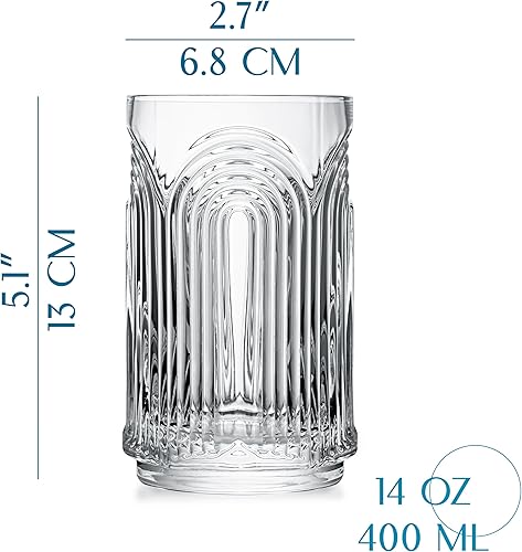 Verres Art déco Highball années 1920 - Nail Gallerys