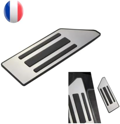 Repose-pied alu repose pied PG-CI-STYLE2 sport en alu finition brossée revêtement antidérapant repose-pied - Nail Gallerys