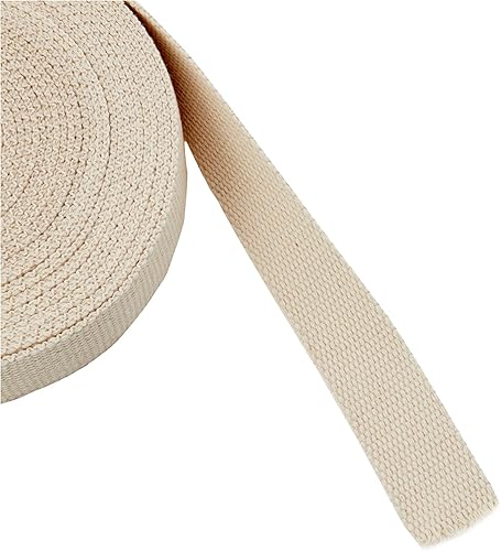 Rouleau de 10 m de Ruban en Coton 30 mm écru Trimit - Nail Gallerys