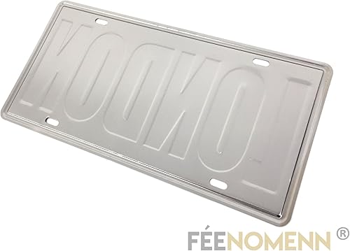 FÉENOMENN Plaque Métal Immatriculation Vintage - Paris (15x30cm) - Nail Gallerys