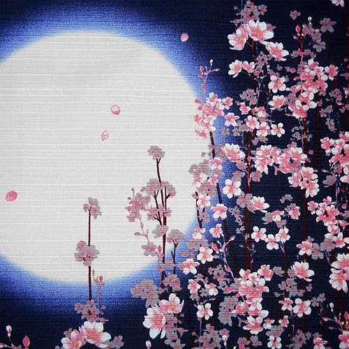 Japonmania - Furoshiki Tissu 50x50 - Sakura Tsukiyo - Nail Gallerys