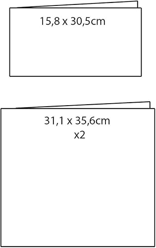 Heidi Swapp Minc Lot de 2 dossiers de transfert 16 x 30 cm et 32 x 35 cm - Nail Gallerys