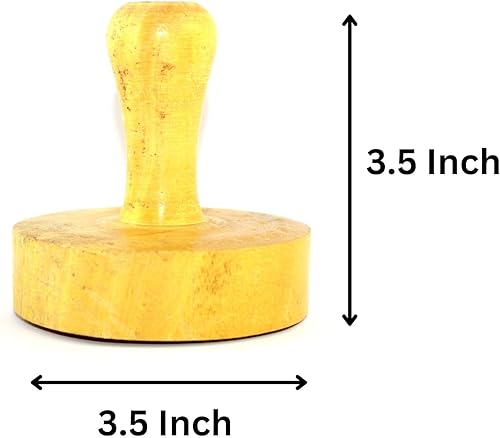 Hijet Presse à roti en bois Bhakhri, khakhra chapati, presse-purée, pavbhaji, légumes pour une utilisation quotidienne - Nail Gallerys