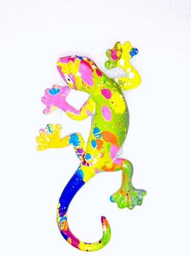 Magnet Salamandre Multicolore Motif Modern en RÉSINE - Nail Gallerys