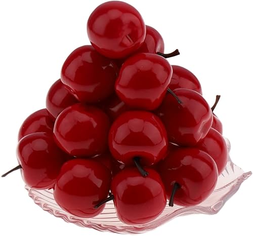 Woration Lot de 30 mini pommes rouges artificielles pour décoration de Noël et décoration de fête à thème - Nail Gallerys