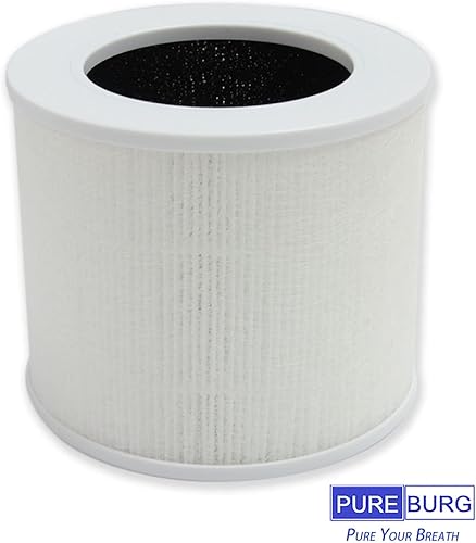 PUREBURG Core Mini Lot de 2 filtres de rechange compatibles avec les purificateurs d'air Levoit Core Mini RF H13 3 étapes de filtration - Nail Gallerys