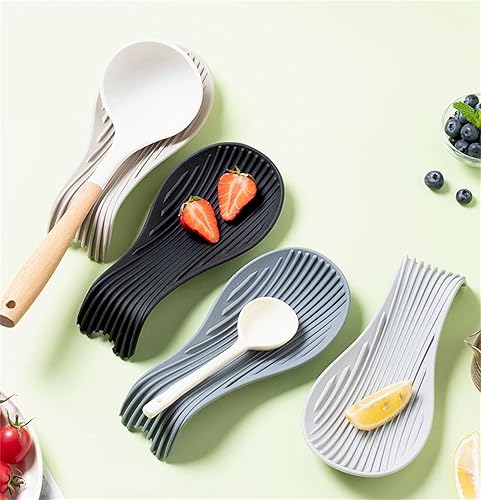Repose-cuillère flexible pour cuisine - Support simple et fonctionnel pour ustensiles isolants - Nail Gallerys