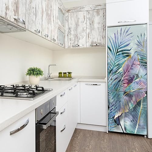 Autocollant de réfrigérateur en vinyle pour couvrir les portes entières Cerise rouge 60X180CM - Nail Gallerys