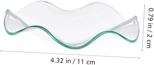 MUCKLILY 2Pièces Plat de Verre pour Compatible avec Diffuseurs Lampes Aromathérapie Réutilisable Étanche Parfait pour Diffusion - Nail Gallerys