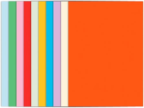 erlliyeu Papier Origami faltpapier Double Page 100 feuilles 10 différentes couleurs pour DIY Artisanat de papier format A4 20*30cm - Nail Gallerys