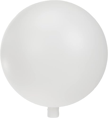 Rayher 3913200 Boules en Plastique avec Manche Ø 140 mm, Blanc - Nail Gallerys