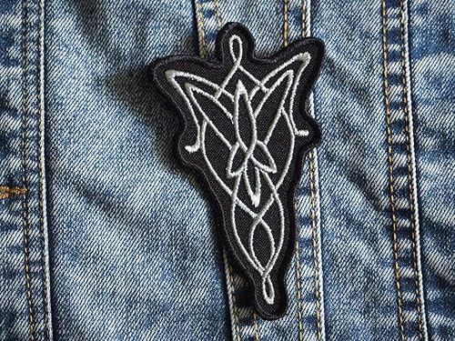 ARWEN EVENSTAR, Tolkien Silmarillion, Seigneur des Anneaux, Fantastique, Dragons, Terre du Milieu, Gondor LOTR, Appliques brodées à repasser - Nail Gallerys