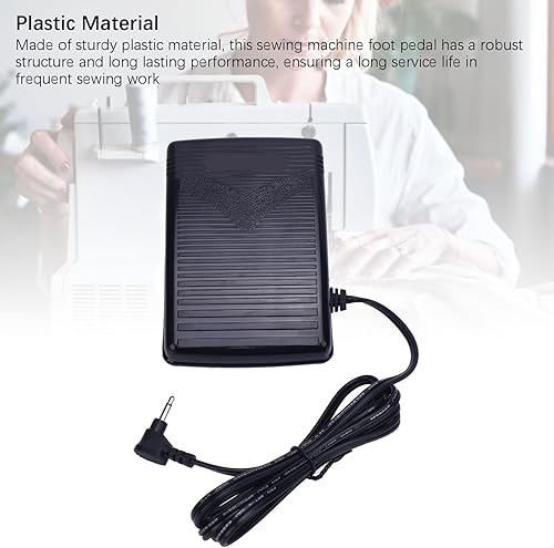 Pédale de Machine à Coudre, Contrôleur de Pédale de Commande de Pied sans Glissement à Trou Unique avec Remplacement du Cordon D'alimentation pour BL200A Elizabeth Blmy Melody - Nail Gallerys