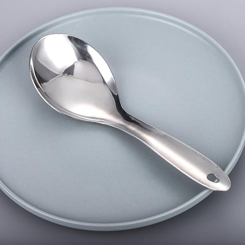 Kichvoe 3 Pièces Cuillère À Palette De Riz Cuillère À Riz En Acier Inoxydable Cuillère De Service En Métal Ustensile De Cuisine Serveurs De Riz Louche À Soupe Écumeur D'huile Cuillère - Nail Gallerys