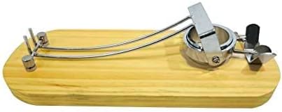 Support à jambon Avalon Home, support pour jambon et palettes avec tête rotative inoxydable, pliable, bois de pin - Nail Gallerys