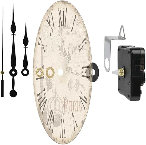 6 Pièces Mouvement d'Horloge à Quartz avec 6 Paires DifféRentes de Aiguilles Mécanisme de Mouvement d'Horloge Couple élevé Horloge Mécanisme Silencieux pour Horloge Bricolage/Réparation/Remplacement - Nail Gallerys