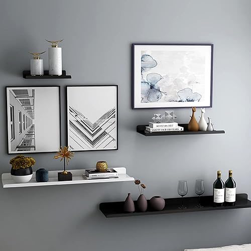 Biutimarden Étagère De Douche Paquet De 2 Auto-Adhésif, Autocollant avec Trou De Drainage Acier Inoxydable Étagère De Salle De Bain Antirouille Pas De Perçage Rangement(30CM & 40CM,Blanc) - Nail Gallerys