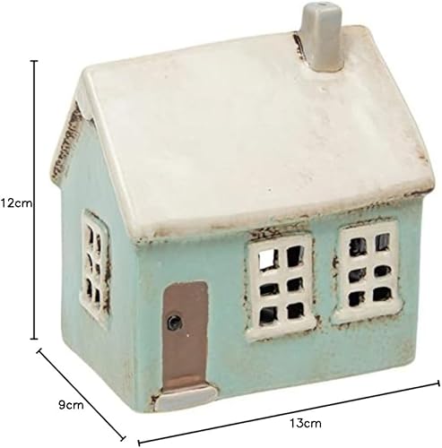 Village Pottery Aqua House Photophore, M - Nail Gallerys