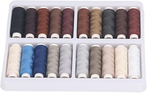 Bobine de fil à coudre STES 100 m en polyester multi-usages pour la production de vêtements et d'artisanat (polyester 2) - 20 couleurs - Nail Gallerys