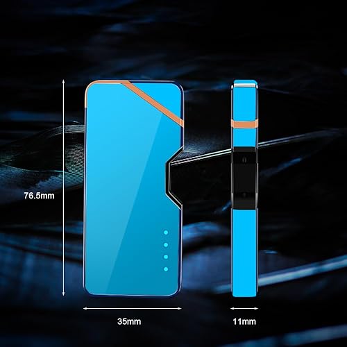 CEWROM Briquet électronique USB, cadeau de fête des pères, cadeau d'anniversaire, briquet tempête, briquet, cadeau pour hommes, papa et grand-père, cadeau d'anniversaire pour amis, collègues - Nail Gallerys