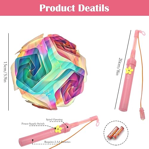 APOMOONS Kit de Bricolage Lanterne pour Enfants - St Martin avec Tige LED - Halloween - Déménagement Saint - Nail Gallerys