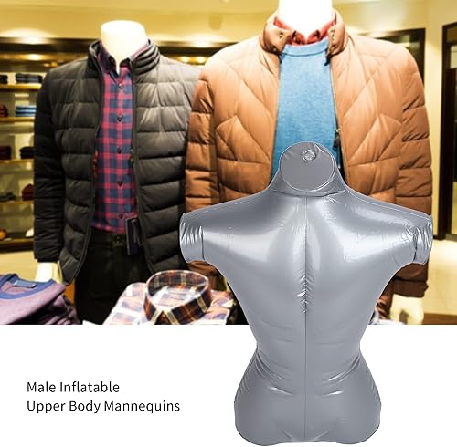 Mannequins Gonflables Masculins Modèle Vêtements Présentoir Modèles De Fenêtre Hommes Accessoires Du Corps Haut Du Corps T-shirt Modèle Masculin Présentoir De Vêtements Pour - Nail Gallerys