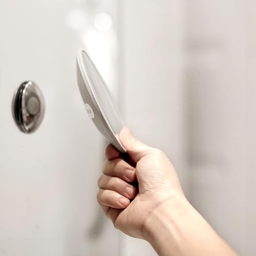 Bosign Miroir cosmétique magnétique en Plastique 1X Blanc/Gris - Nail Gallerys