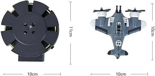 LED Horloge de Bureau Numérique à Lévitation Magnétique, Petit Avion Décor Biplan Maison Bureau Décor Bureau Tech Jouets - Nail Gallerys