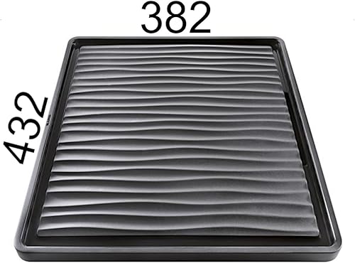 BLANCO 230734 Égouttoir Déposable, Aspect Ondulé, Plastique, Noir-Gris - Nail Gallerys