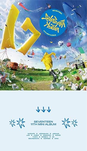 Seventeen - 11th Mini album Seventeenth Heaven Carat Random ver. CD - Nail Gallerys